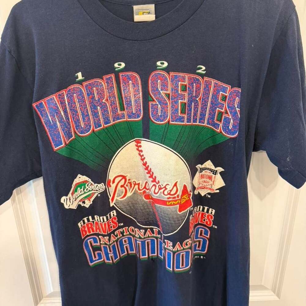 Vintage Atlanta Braves 1992 World Series T-Shirt